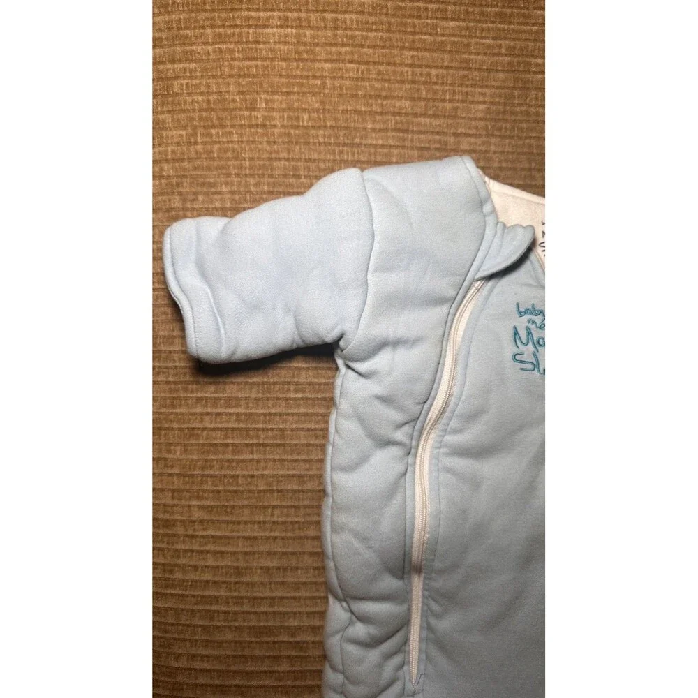 Baby Merlin's Magic Sleepsuit Large 6-9 Months Blue Swaddle Suit 18-21 Lbs